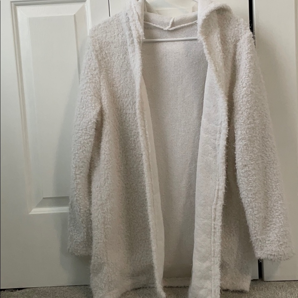 comfy white sweater